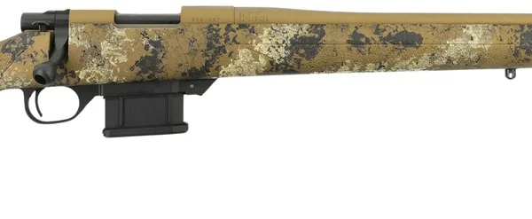 Howa HMFN6ARCSE 1500 Fence Line 6mm ARC 5+1 22" Flat Dark Earth Cerakote Threaded Barrel, Flat Dark Earth Cerakote Aluminum Drilled & Tapped Receiver, Scorched Earth Camo Fixed Synthetic Stock, Right