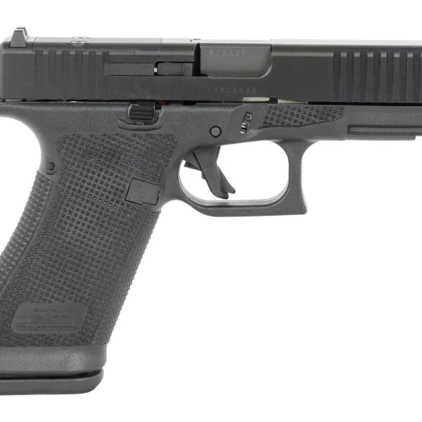 Glock U64550201 G45 Gen6 Crossover Frame 9mm Luger 10+1 4.02" Black GMB Barrel, Black nDLC Steel Optic Ready/Serrated Slide, Black Polymer Frame w/Accessory Rail, Interchangeable Backstrap Grip, Ambid