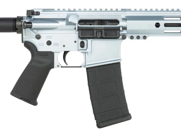 Shark Coast Tactical SCC07114AGC-P Arctic Gun Candy  5.56 NATO 30+1 10.50" Black Nitride Threaded Barrel, Aluminum Receiver w/Picatinny Rail, M-LOK Handguard, SB Tactical SBA3 Brace, Polymer Grip