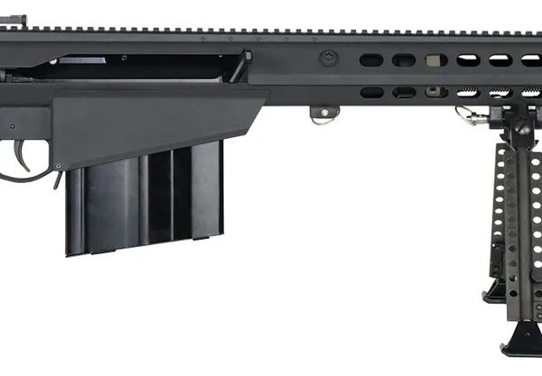 Barrett 20183 M107A1  50 BMG 10+1 20" Fluted Barrel, Picatinny Rail Receiver, M-LOK Handguard, QD BiPod Forend, Black Polymer Grip