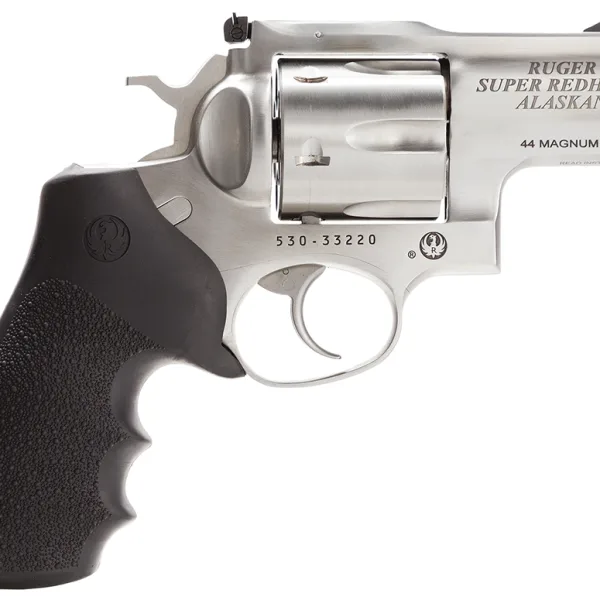 Ruger 5303 Super Redhawk Alaskan 44 Rem Mag  2.50" Barrel 6rd Cylinder, Satin Stainless Steel,   Hogue Tamer Monogrip, Transfer Bar Safety