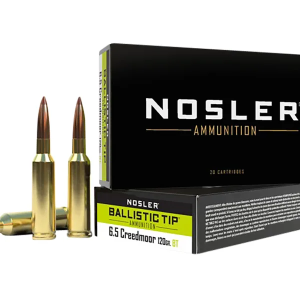 Nosler 42050 Ballistic Tip 6.5Creedmoor 120gr Spitzer Ballistic Tip 20 Per Box/10 Case