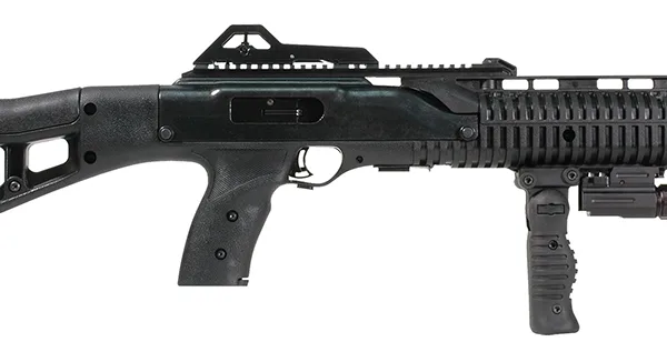 Hi-Point 995FGFLLAZTS 995TS Carbine 9mm Luger 16.50" 10+1 Black All Weather Molded Stock W/Forward Folding Grip, Weapon-Mounted Flashlight and Laser