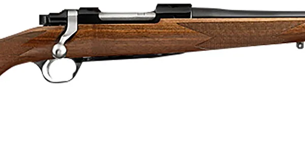 Ruger 37140 Hawkeye Compact 7mm-08 Rem 4+1 16.50" Satin Blued Alloy Steel Barrel, Steel Receiver w/Integral Scope Mount, American Walnut Fixed Stock, Right Hand