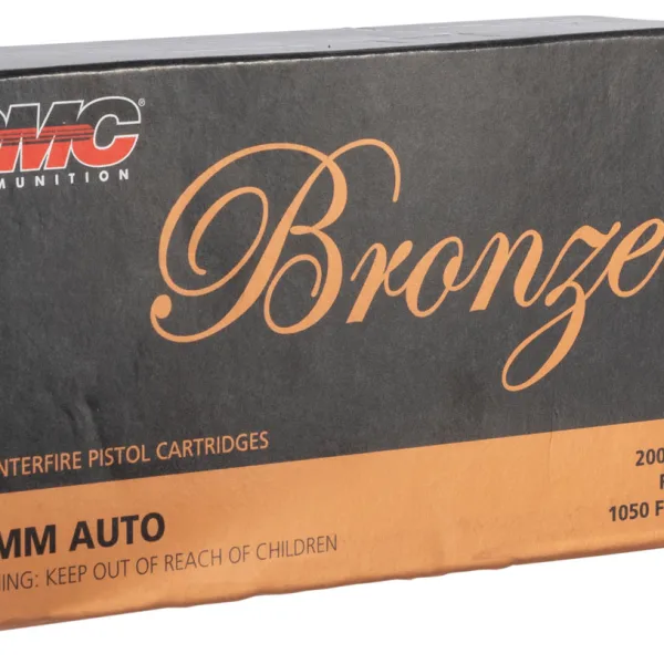 PMC 10A Bronze  10mmAuto 200gr Full Metal Jacket Truncated Cone 50 Per Box/20 Case
