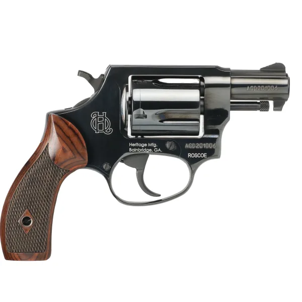 HERITAGE MANUFACTURING ROSCOE 38SPL BL/WD 2" 5RD