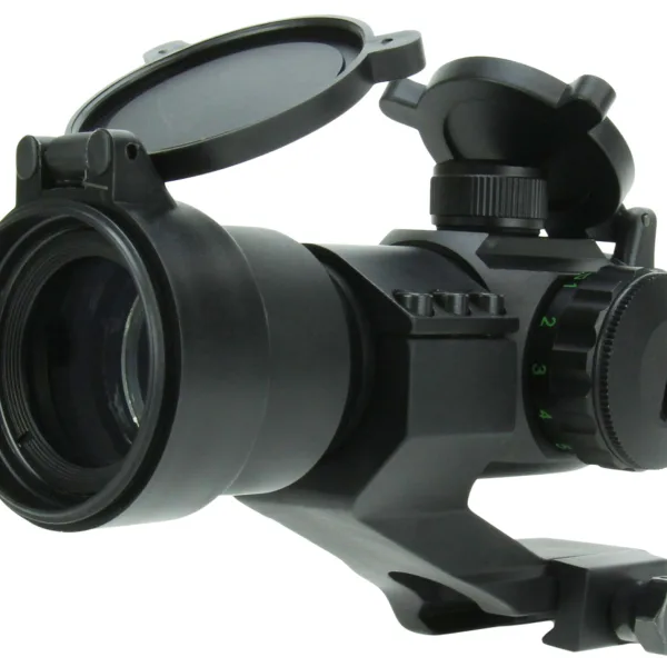 TacFire RD004 1x30 Dual Illuminated Red/Green Dot Sight  Black Anodized 1 x 30 mm 2 MOA Dot
