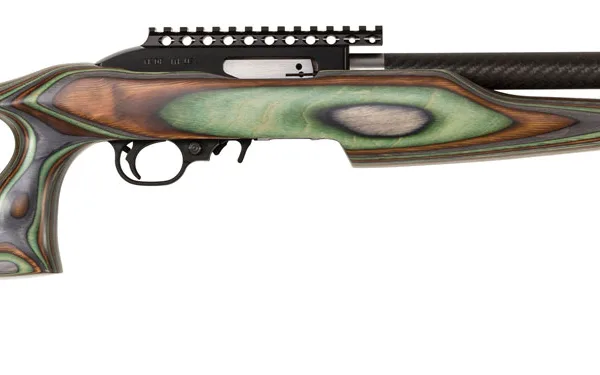 Magnum Research SSEFC22G Magnum Lite SwitchBolt Full Size 22 LR 10+1 17" Black Anodized Carbon Steel/Threaded Barrel, Black w/Integral Scope Base Receiver, Camo Fixed Thumbhole Stock, Right Hand