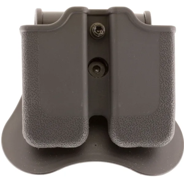 Bulldog P1911M Mag Holder  Paddle Black Polymer Paddle Compatible w/ Single Stack 1911 Ambidextrous Hand