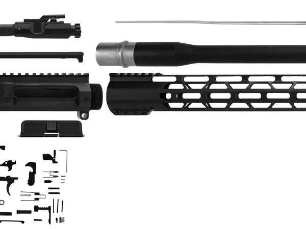 TacFire SSRK65CRDLPK20BN AR Build Kit  Sports South Exclusive 6.5 Creedmoor AR-Platform Black Nitride 5/8"x24