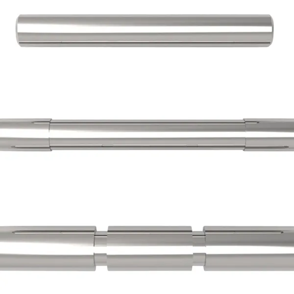Cross Armory CRGPSSV 3 Pin Set  Compatible w/ Glock Gen1-3 Silver Steel