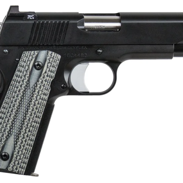 Dan Wesson 01826 V-Bob  45 ACP 8+1 4.25" Stainless Match Grade Barrel, Black Duty Serrated Stainless Steel Slide & Frame w/Beavertail, Black/Gray G10 Grip, Ambidextrous