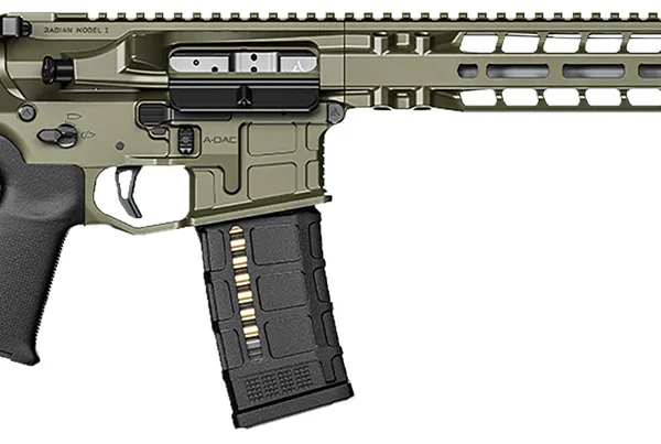 Radian Weapons R0536 Model 1 Carbine 223 Wylde 30+1 14.50" Pinned & Welded Barrel, OD Green Billet Rec/M-Lok Handgaurd, Magpul Grip & CTR Stock, Ambi Controls, Mid-Length Gas