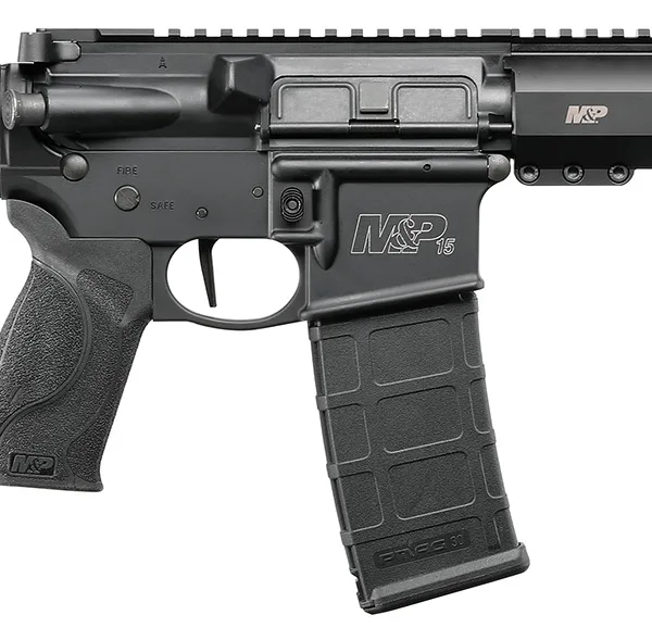 Smith & Wesson 13320 M&P15  Pistol 223 Rem,5.56 NATO 30+1 7.50" Black Armornite Barrel Matte Black Rec Black Adjustable Arm Brace Stock Black Interchangeable Palmswell Grip Right Hand