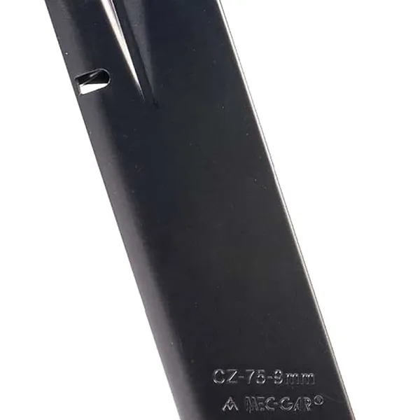 Mec-Gar MGCZ7519M CZ  19rd Extended 9mm Luger Fits CZ75B/CZ Shadow 2/CZ 75 SP-01/CZ Shadow/CZ 85B Blued w/Anti-Friction Coating Carbon Steel