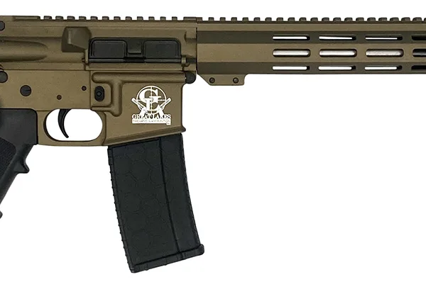 Great Lakes Firearms GL15223SSBRZ AR-15  223 Wylde 30+1 16" Stainless Barrel, Bronze Cerakote Receiver, Full Picatinny Rail, Black Collapsible Stock, Polymer Grip
