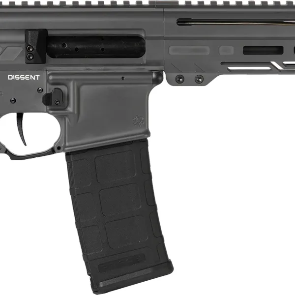 CMMG 30A0E33TNG Dissent MK4 300 Blackout 30+1 6.50", Tungsten Gray Cerakote Rec, OEM Grip, Picatinny Buffer Adapter, Zeroed Drop-In Single Stage Trigger