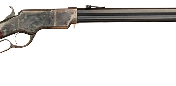 Cimarron CA236 1860 Henry Steel Framed 45 Colt (Long Colt) 12+1 24" Blued Octagon Barrel, Color Case Hardened Stainless Steel Receiver, Walnut Fixed Stock, Right Hand
