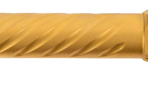 Ballistic Advantage BAPSG195T3G Premium Series  9mm Luger Fits Glock 19 Gen 3-5 Spiral Fluted Threaded Gold PVD Stainless Steel