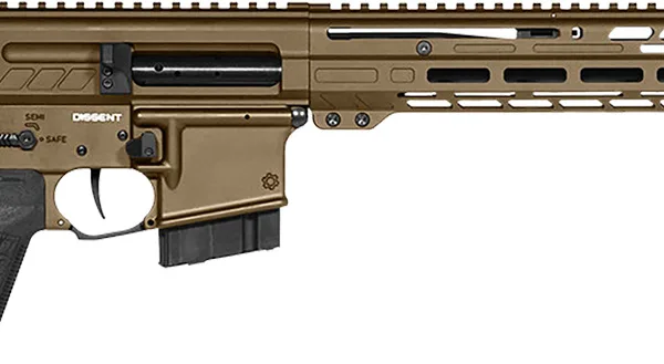 CMMG 28A490FMB Dissent MK4 22 ARC 10+1 16.10"  Midnight Bronze Cerakote Picatinny Rail Aluminum Receiver, M-LOK Handguard, Black CMMG Dissent Side Folding Stock, Zeroed Drop-In Single Stage Trigger