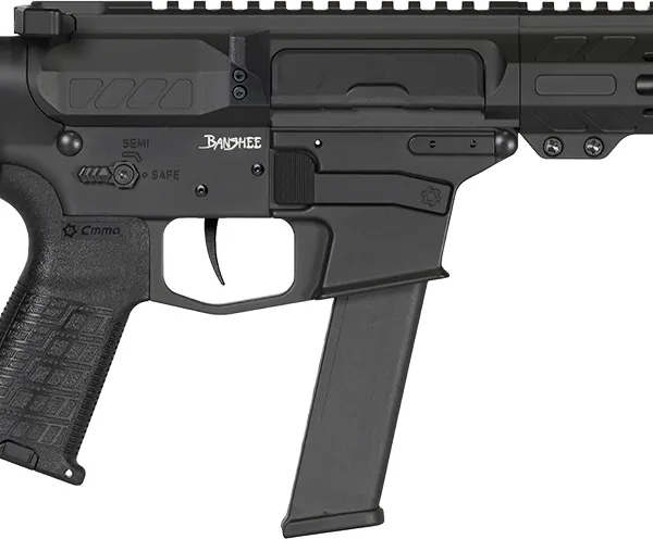 CMMG 40A330FAB Banshee MKGS 40 S&W 22+1 8" Black Nitride Medium Taper Threaded Barrel, EML 7" M-LOK Handguards, Black Armor Cerakote Aluminum Picatinny Rail Receiver, CMMG Zeroed Grips, Ambidextrous