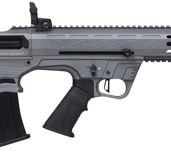 Citadel FRPS1218TG Pup Scout  12 Gauge Semi-Auto 3" 5+1 18.50" Gray Steel Barrel, Picatinny Rail Aluminum Receiver, Picatinny Handguards, Gray Adj Cheek Riser Synthetic Stock, Black Polymer Grip