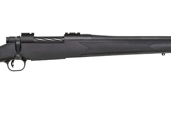 Mossberg 28234 Patriot Carbine 300 Win Mag 5+1 20" Matte Blued Threaded Bull Barrel, Matte Blued Drilled & Tapped Receiver, Fixed Black Synthetic Stock