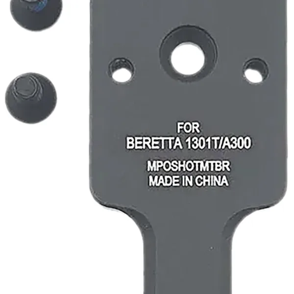Meprolight USA 901141041 Optics Plate Shotgun Matte Black Aluminum Beretta 1301T/A300 RMR Footprint