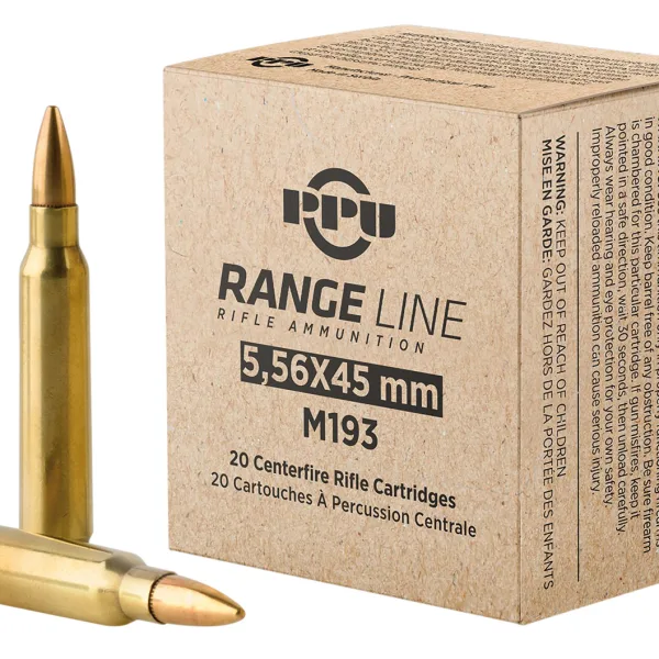 TR&Z PPR556   5.56mm 55gr Full Metal Jacket Boat Tail 20 Per Box/50 Case