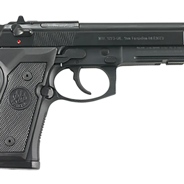 Beretta USA JS92M9A1 92FS Type M9A1 Full Size 9mm Luger 10+1 4.90" Black Barrel, Black Cerakote Steel Serrated Slide, Black Aluminum Frame w/Beavertail & Picatinny Rail, Black Textured Grip