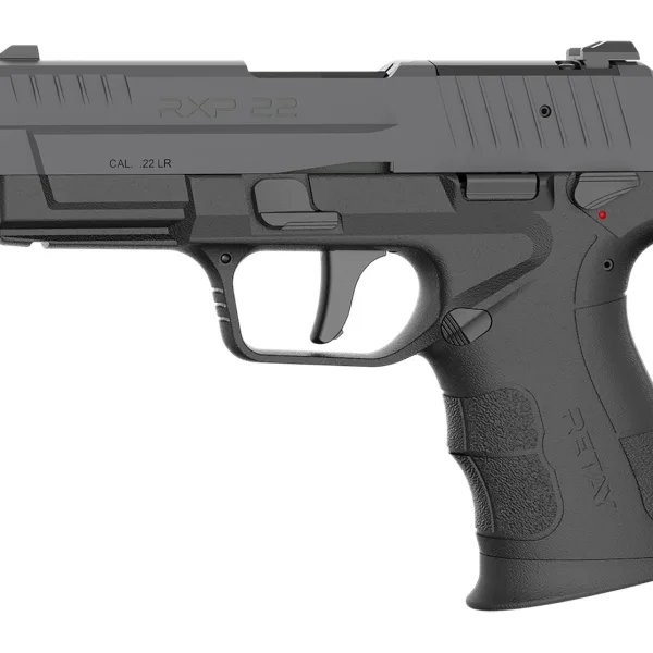 Retay USA RXP22BSG13TH RXP 22 LR 13+1 4" Threaded Barrel, Gray Cerakote Optic Ready/Serrated Slide, Black Cerakote Polymer Frame w/Accessory Rail, RMSc/RMR Footprint