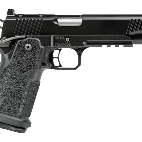 Kimber Mfg, Inc 3600300 DS Warrior  45 ACP 13+1 5" Matte Stainless Barrel, KimPro Black Optic Cut/Serrated Slide, Black Stainless Steel Frame w/Beavertail & Picatinny Rail, Black Carbon Fiber Grip, Am