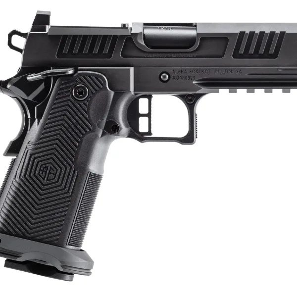Alpha Foxtrot AA39X4CID-XDBK13 AF1911 Romulus 45 ACP 13+1 4.25" Black DLC Stainless Steel Bull Barrel, Optic Ready/Serrated Slide & Frame w/Beavertail & Picatinny Rail, RMR/RMSc Footprint