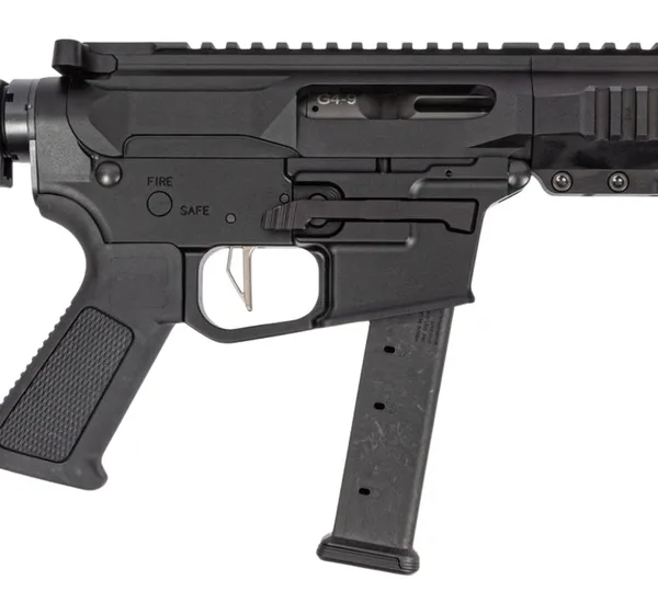 Dpms Panther Arms DP51655231780 Kitty Kat G9 9mm Luger 27+1 4" Black Nitride Heavy Threaded Barrel, Black Hardcoat Anodize Aluminum Receiver w/Picatinny Rail, M-LOK Handguard, Black Polymer DPMS CAR B