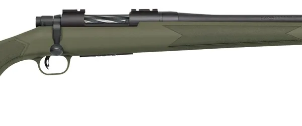 Mossberg 28080 Patriot  450 Bushmaster 4+1 20" Matte Blued Threaded Barrel, OD Green Synthetic Stock