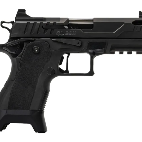 Oa Defense  2311 Pro w/Plus Kit Compact Frame 9mm Luger 17+1 4.25" Black DLC Black Steel Optic Ready/Serrated Slide, Black Aluminum Frame w/Picatinny Rail, Black Polymer Grip, Ambidextrous