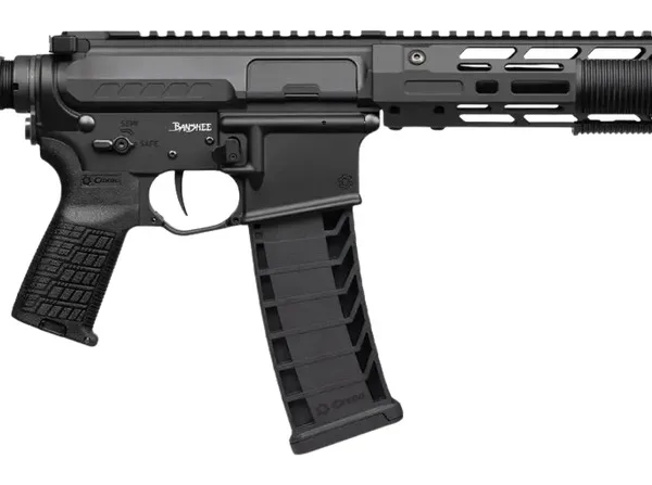 CMMG 94A68CD-AB Zeroed Banshee Mk4 9mm Luger 33+1 6.50" Black Nitride Threaded Barrel, Black Armor Cerakote Aluminum Receiver w/Picatinny Rail, M-LOK Handguard, Black Polymer CMMG RipBrace, CMMG Zeroe