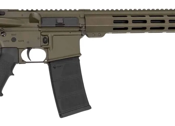 Andro Corp Industries 55616BBODG ACI-15 Bravo 5.56 NATO 30+1 16" Black Nitride Threaded Barrel, OD Green Aluminum Receiver w/Picatinny Rail, M-LOK Handguard, M4 Black Polymer Stock, Black A2 Grip