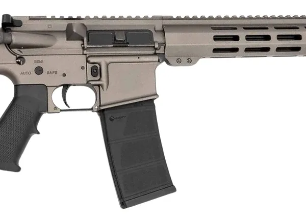 Andro Corp Industries 55616BBTUNG Bravo Bravo 5.56 NATO 30+1 16" Black Nitride Threaded Barrel, Tungsten Aluminum Receiver w/Picatinny Rail, M-LOK Handguard, M4 Black Polymer Stock, Black A2 Grip