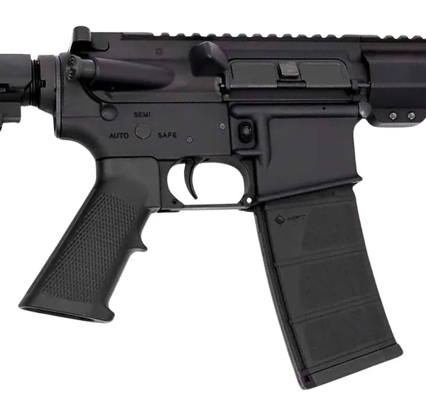 Andro Corp Industries 3008CB ACI-15 CQB 300 Blackout 30+1 8" Black Nitride Threaded Barrel, Black Anodized Aluminum Receiver w/Picatinny Rail, M-LOK Handguard, Black Polymer SBA3 Pistol Brace, A2 Grip