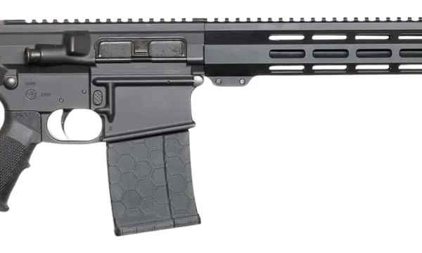 Andro Corp Industries 30816DBFORGED ACI-10 Divergent 308 Win 20+1 16" Black Nitride Threaded Barrel, Black Cerakote Aluminum Receiver w/Picatinny Rail, M-LOK Handguard, M4 Black Polymer Stock, A2 Grip