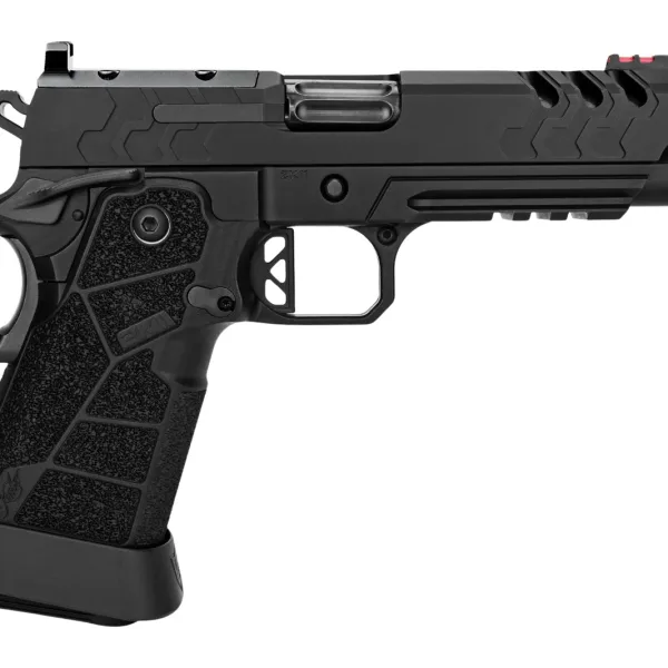 Kimber Mfg, Inc 3500103 2K11 Pro Comp Full Size Frame 9mm Luger 20+1 5" Compensated Barrel, Black Stainless Steel Lightening Cut/Optic Ready/Serrated Slide, Black Stainless Steel Frame w/Beavertail &