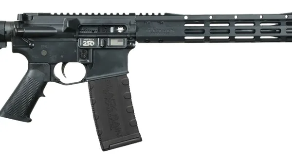 Black Rain Ordnance BRO-26052801 Spec15 5.56 NATO 30+1 16" Black Nitride Barrel, Matte Black Cerakote Aluminum Receiver w/Picatinny Rail, M-LOK Handguard, MFT Minimalist Black Polymer Stock, Black G.I
