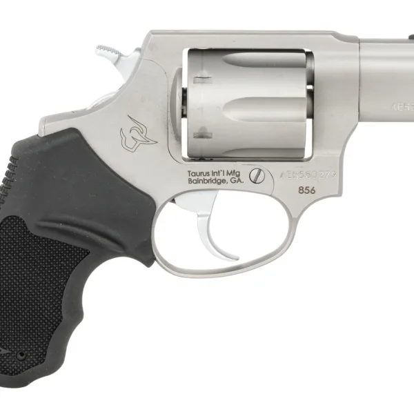 Taurus 2-85629-CK2 856  Small 38 Special +P 6 Shot 2" Matte Stainless Steel Barrel, Cylinder & Frame, Transfer Bar Safety, Exposed Hammer