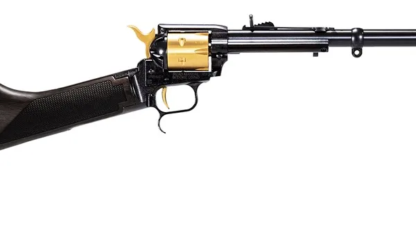 Heritage Mfg BR226B16HSBGLD Rough Rider Rancher 22 LR 6 16.12" Aluminum Receiver