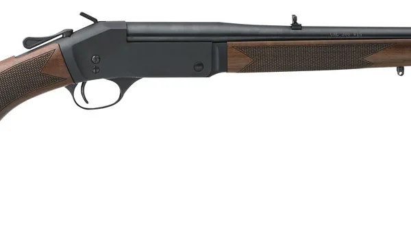 Henry H015308 Single Shot  308 Win Caliber with 1rd Capacity, 22" Barrel, Overall Blued Metal Finish & American Walnut Stock, Right Hand (Full Size)