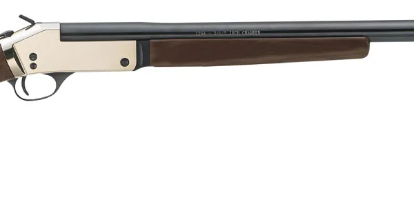 Henry H015B20 Single Shot  20 Gauge with 26" Blued Barrel, 3" Chamber, 1rd Capacity, Polished Brass Metal Finish & American Walnut Stock Right Hand (Full Size)