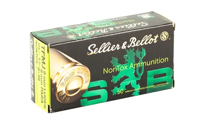 S&B NON TOX 9MM 124GR TFMJ 50/1000 - Image 2