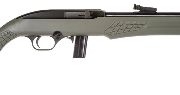 Rossi RS22L1811OD RS22  Semi-Auto 22 LR Caliber with 10+1 Capacity, 18" Barrel, Matte Black Metal Finish & Monte Carlo OD Green Synthetic Stock Right Hand (Full Size)