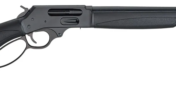 Henry H018X410 Lever X Model 410 Gauge with 19.80" Barrel, 2.5" Chamber, 5+1 Capacity, Blued Metal Finish & Black Synthetic Stock Ambidextrous Hand (Full Size)